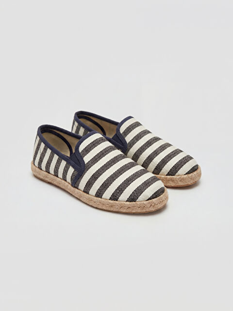 LCW STEPS Striped Pattern Men's Espadrille Shoes - S6JD43Z8-CRP