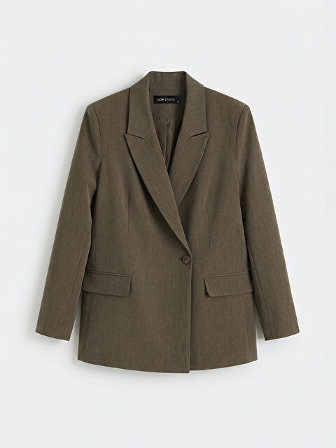 LCWAIKIKI Classic Kruvaze Yaka Kadın Blazer Ceket - S6JD54Z8-8U4
