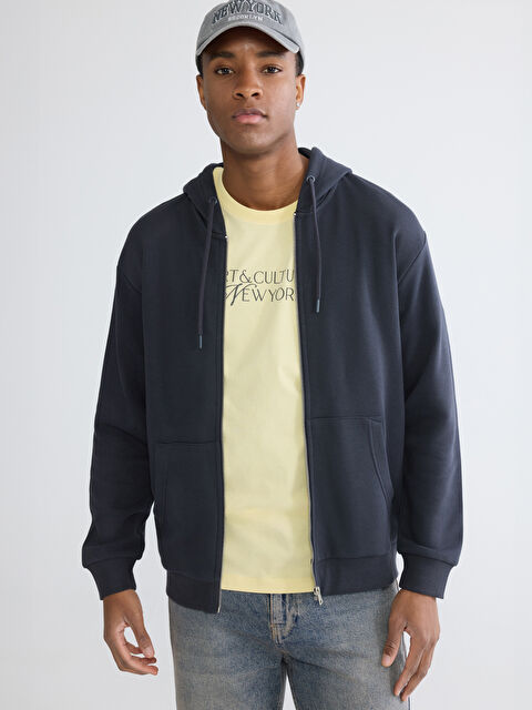 XSIDE Men's Hooded Zip-Up Sweatshirt - S6JF50Z8-ZJ6