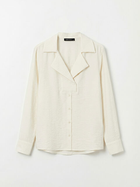 LCWAIKIKI Classic Gömlek Yaka Bluz - S6JF95Z8-R9J