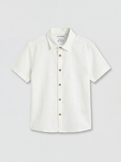 LCW Kids Linen Blend Boys' Shirt
