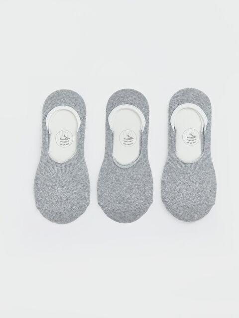 LCW ECO Kaymaz Topuklu Kadın Babet Çorap 3'lü	 - S6JG31Z8-JMD