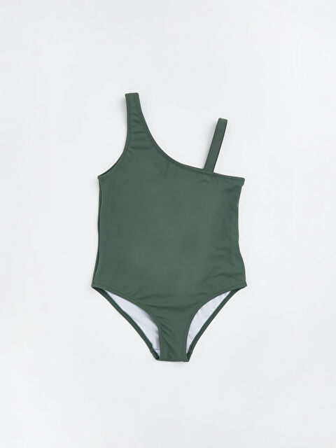 LCW ECO Girl KHAKI Swimsuit - S6JG40Z4-ZS5
