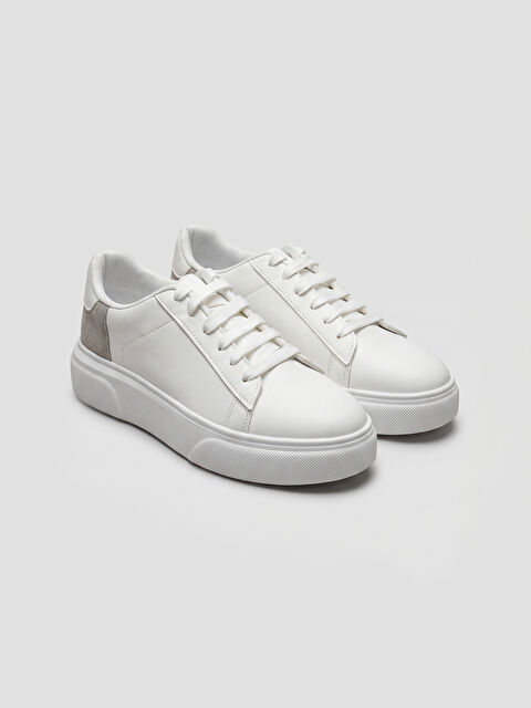 LCW STEPS Faux Leather Look Chunky Sole Men's Sneaker - S6JG50Z8-J5E