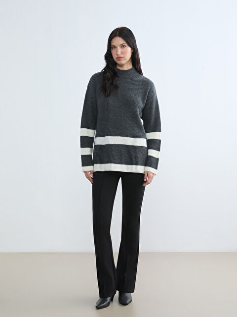 LCWAIKIKI Classic Ekstra Dar Fit İspanyol Paça Kadın Pantolon - S6JH00Z8-CVL