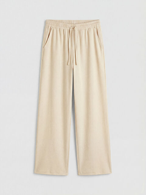 LCW Comfort Beli Lastikli Geniş Paça Kadın Pantolon - S6JH07Z8-R82