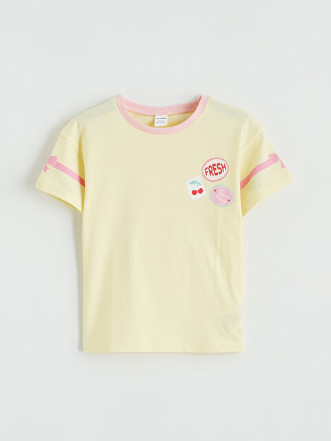 LCW baby Baskılı Kız Çocuk Tişört