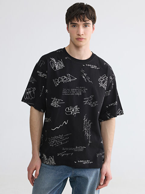 XSIDE Man BLACK T-Shirt