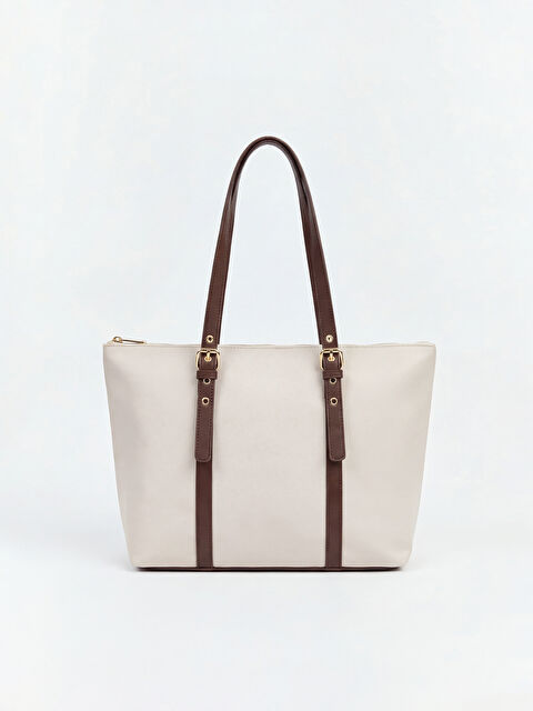 LCW ACCESSORIES ქალი კრემისფერი მხრის ჩანთა