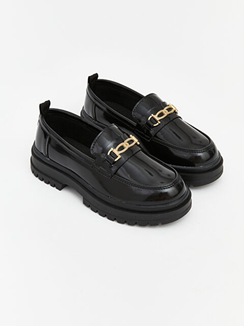 LCW STEPS Deri Görünümlü Kız Çocuk Klasik Ayakkabı - S6JH87Z4-RQL