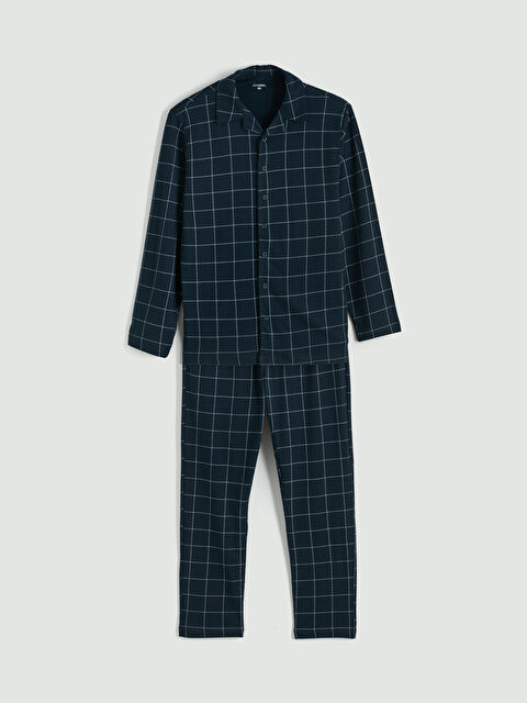 LC WAIKIKI Standart Kalıp Ekose Erkek Pijama Takımı - S6JI51Z8-LSJ