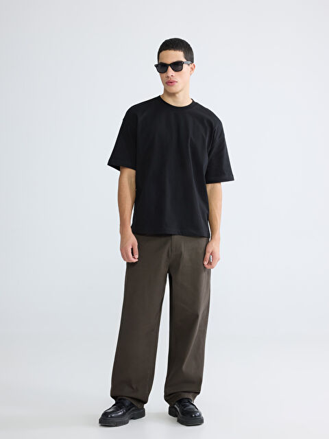 XSIDE Bol Kalıp Erkek Gabardin Pantolon - S6JI71Z8-HDZ