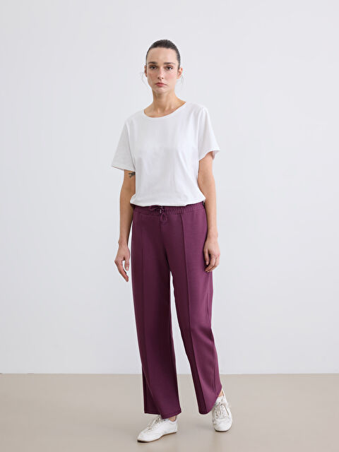 LCW ECO Beli Lastikli Soft Touch Kadın Eşofman Altı - S6JI77Z8-HNV