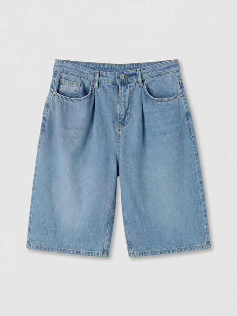 XSIDE Loose Fit Erkek Jean Şort