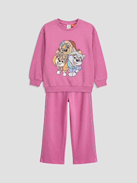 LCW Kids Paw Patrol Baskılı Kız Çocuk Eşofman Takım - S6JJ64Z1-GTV