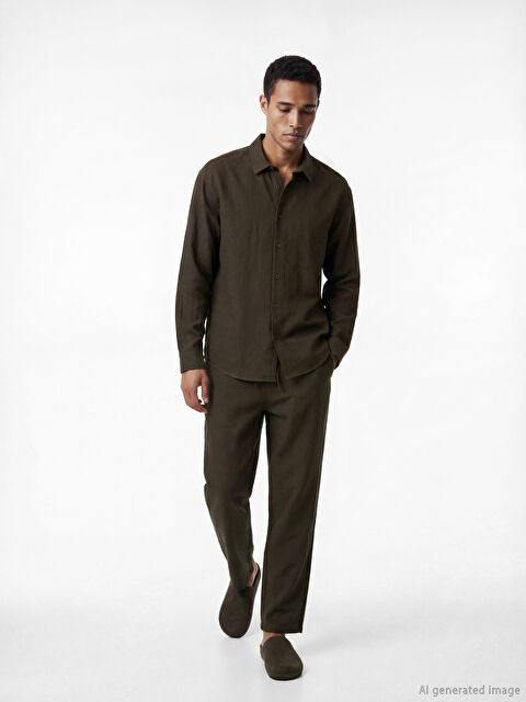 LCW Vision Standart Kalıp Beli Lastikli Erkek Pantolon