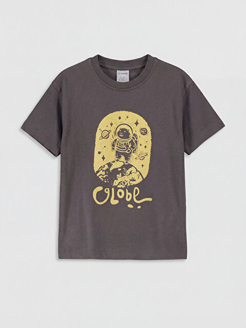 LC WAIKIKI Baskılı Erkek Çocuk Pijama Üst