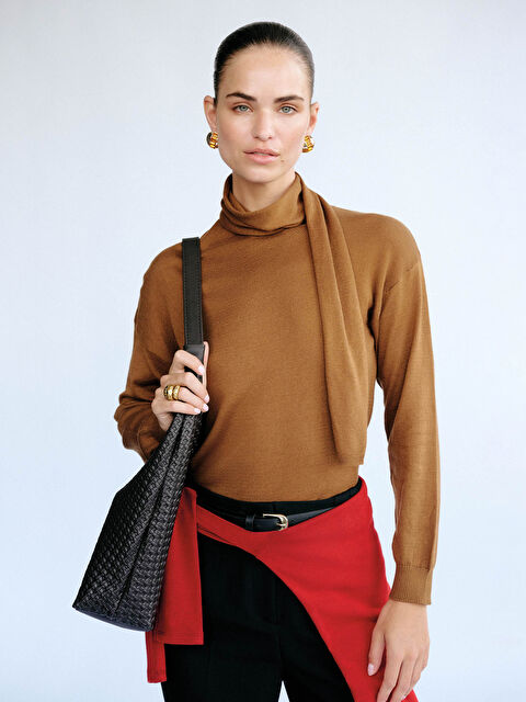 LCW ACCESSORIES Deri Görünümlü Kadın Omuz Çantası - S6JK37Z8-HKQ