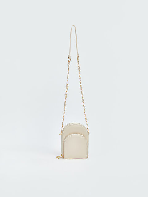 LCW ACCESSORIES Deri Görünümlü Kadın Omuz Çantası - S6JK52Z8-CR8