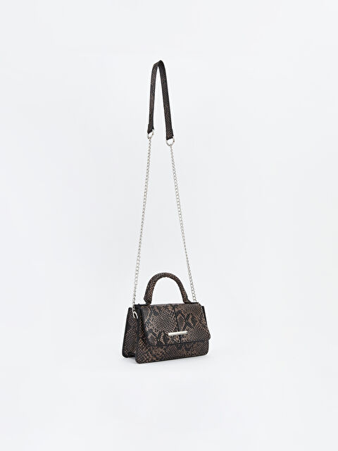 LCW ACCESSORIES Flap Women's Shoulder Bag with Chain Strap - S6JK54Z8-LQX