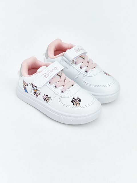 LCW STEPS Minnie Mouse Baskılı Kız Bebek Spor Ayakkabı - S6JK72Z1-J5E