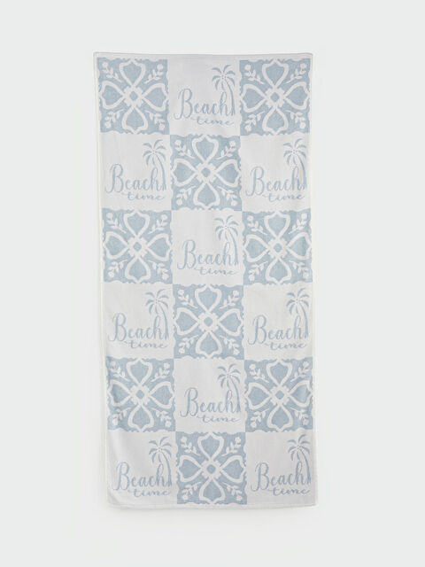 LCW ACCESSORIES Kareli Desenli Kadın Plaj Havlusu 70x150 cm