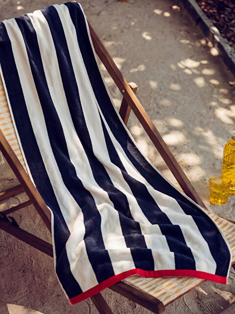 LCW ACCESSORIES Çizgili Kadın Plaj Havlusu 70x150 cm