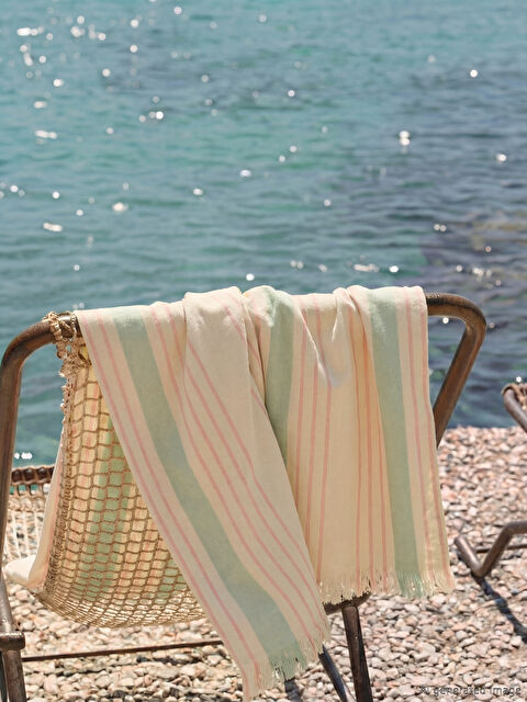 LCW ACCESSORIES Çizgili Kadın Plaj Havlusu - S6JL31Z8-LRA