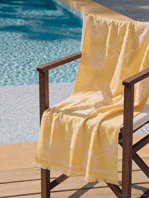 LCW ACCESSORIES Desenli Kadın Plaj Havlusu 70x150 cm