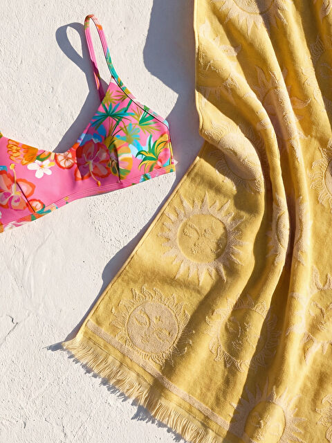 LCW ACCESSORIES Desenli Kadın Plaj Havlusu 70x150 cm