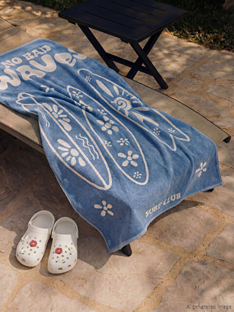 LCW ACCESSORIES Baskılı Kadın Plaj Havlusu 70x150 cm - S6JL45Z8-1T7