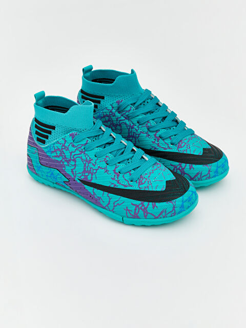 LCW STEPS Printed Boys' Turf Soccer Shoes