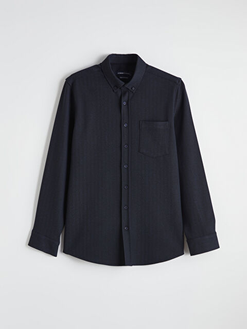 LCWAIKIKI Classic Regular Fit Desenli Erkek Gömlek - S6JM49Z8-RFH