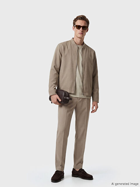 SOUTHBLUE Standart Kalıp Armürlü Erkek Pantolon