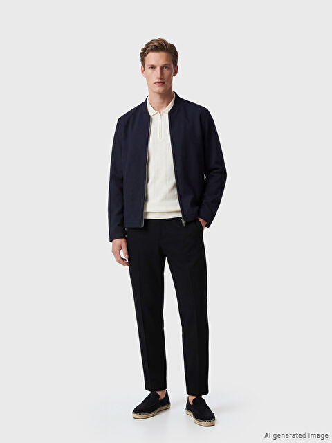 SOUTHBLUE Standart Kalıp Armürlü Erkek Pantolon