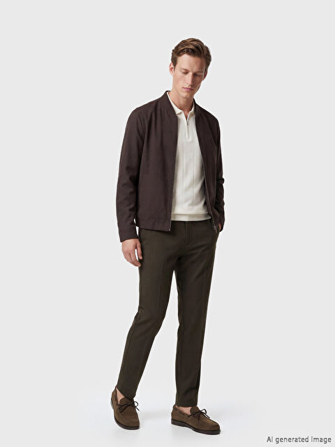 SOUTHBLUE Standart Kalıp Armürlü Erkek Pantolon