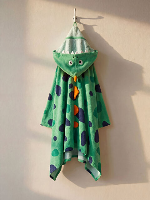 LCW ACCESSORIES Dinozor Figürlü Erkek Çocuk Panço Havlu