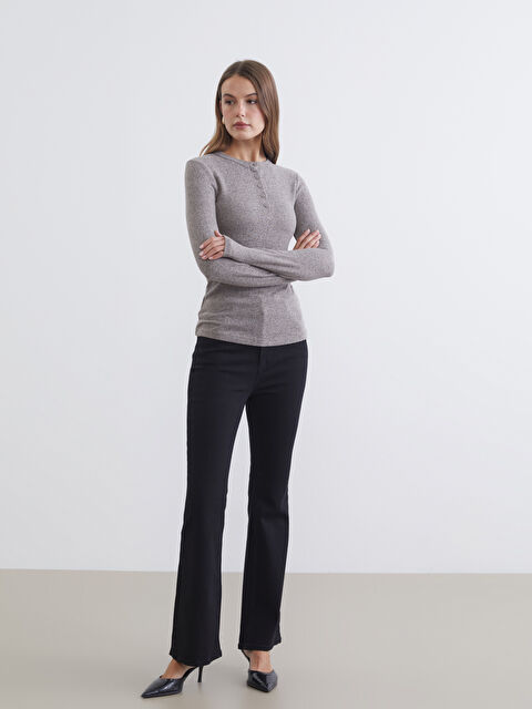 LCW ECO Mars Flare Kadın Jean Pantolon - S6JN39Z8-757