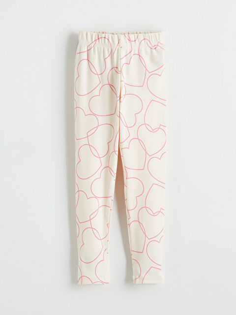 LCW ECO Kalp Baskılı Kız Çocuk Tayt - S6JN45Z1-LRA