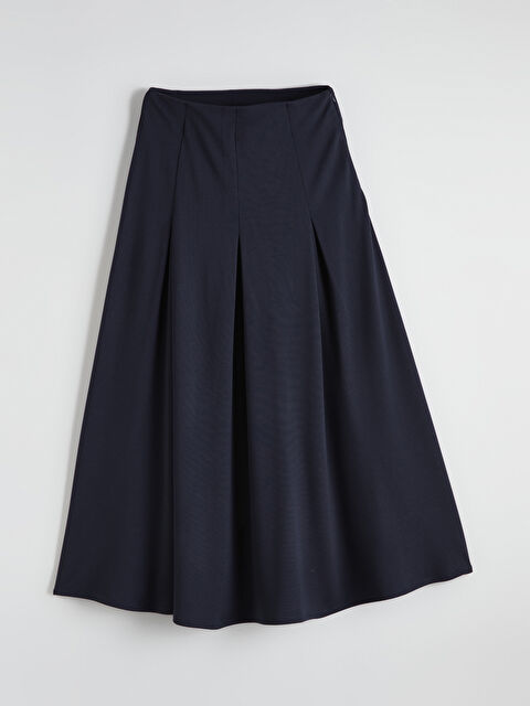 LCWAIKIKI Classic Beli Fermuarlı Pileli Etek - S6JN51Z8-R4J