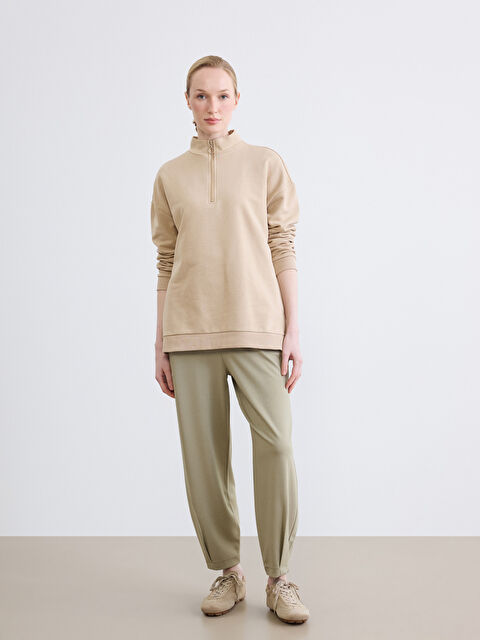 LCW ECO Beli Lastikli Kadın Eşofman Altı - S6JN82Z8-99W