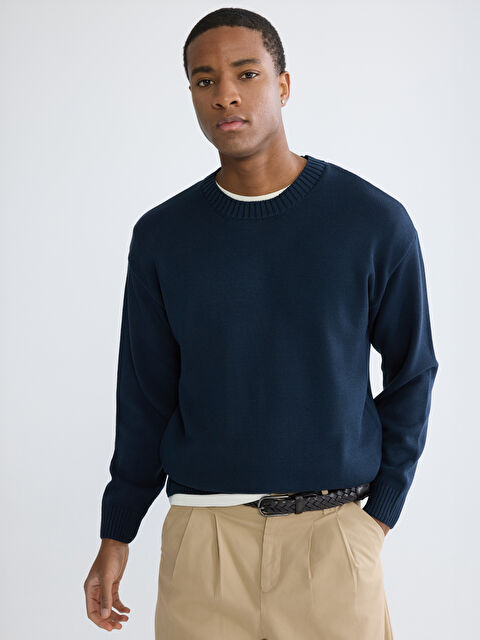 XSIDE Bisiklet Yaka Erkek Triko Kazak - S6JN84Z8-HRZ