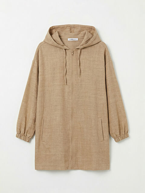 LCW ECO Kapüşonlu Oversize Kadın Tunik - S6JO12Z8-1D3