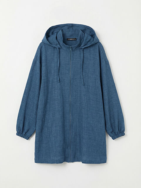 LCW ECO Kapüşonlu Oversize Kadın Tunik - S6JO12Z8-JQ6