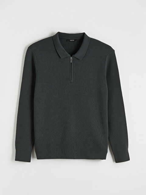 XSIDE Polo Yaka Erkek Triko Kazak - S6JO17Z8-15H