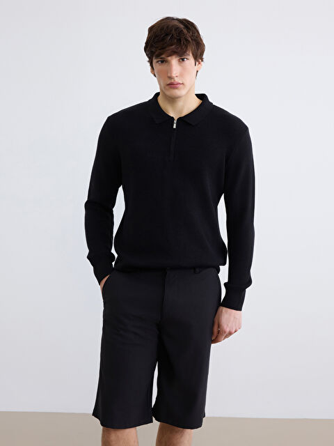 XSIDE Polo Yaka Erkek Triko Kazak - S6JO17Z8-CVL