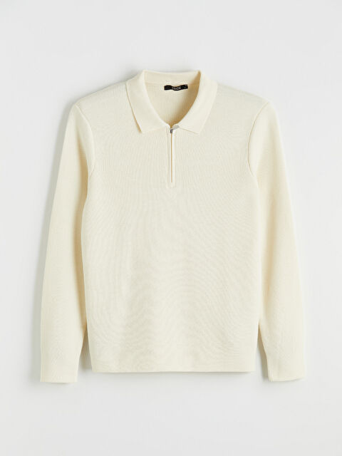 XSIDE Polo Yaka Erkek Triko Kazak - S6JO17Z8-EEW