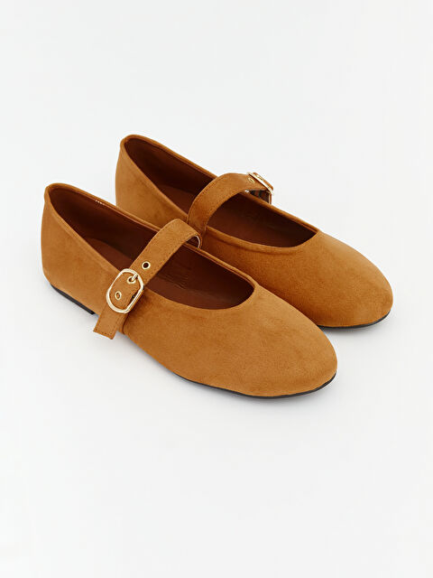 LCW STEPS Deri Görünümlü Kadın Babet - S6JO24Z8-JHT