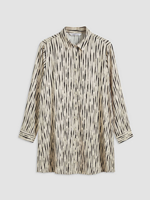 LCW Grace Desenli Kadın Gömlek Tunik	 - S6JO34Z8-LQB