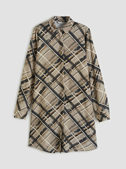 LCW Grace Desenli Kadın Gömlek Tunik	 - S6JO34Z8-LRX